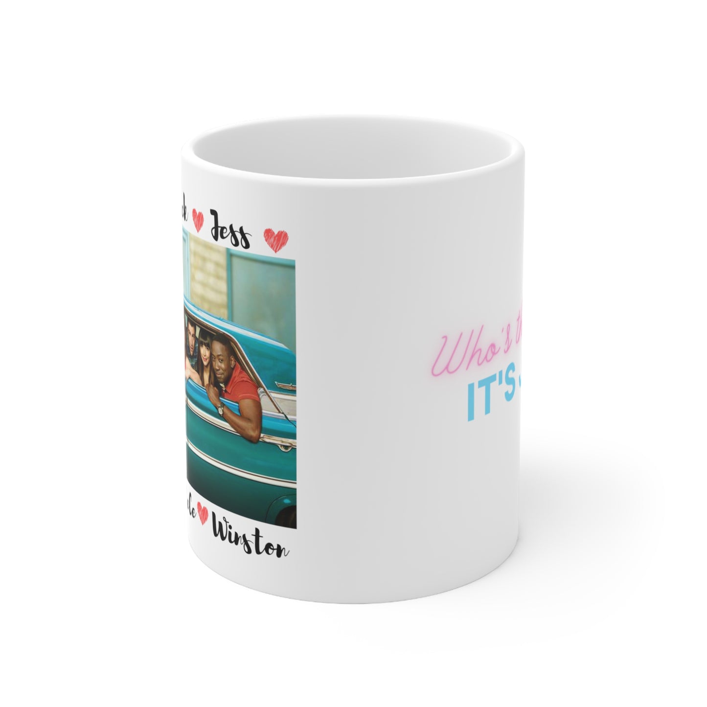 New Girl fan mug (11 oz) - New Girl show cast cup - Fan of New girl gift