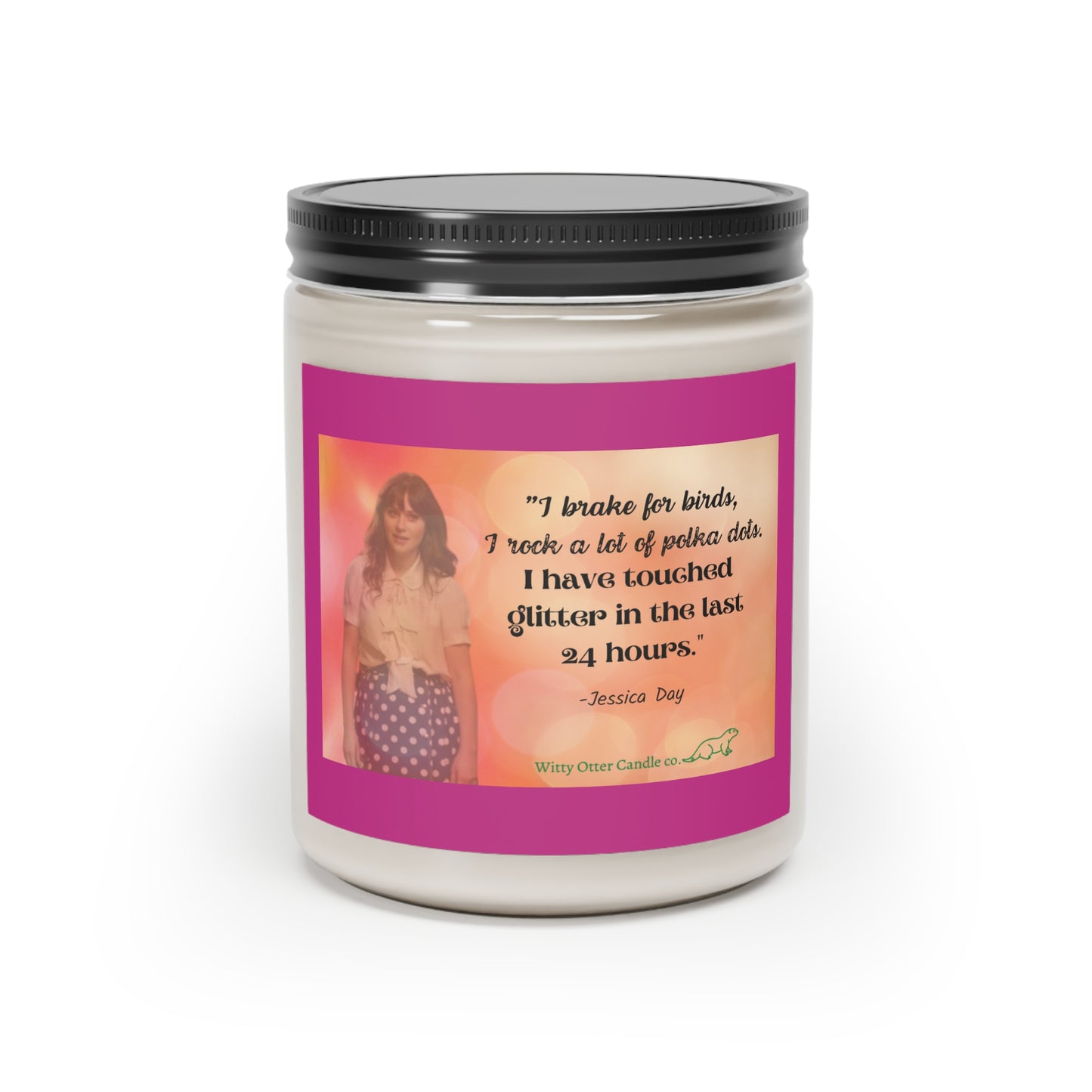 Jess Day "teacher" quote 9oz soy candle | New Girl show candle