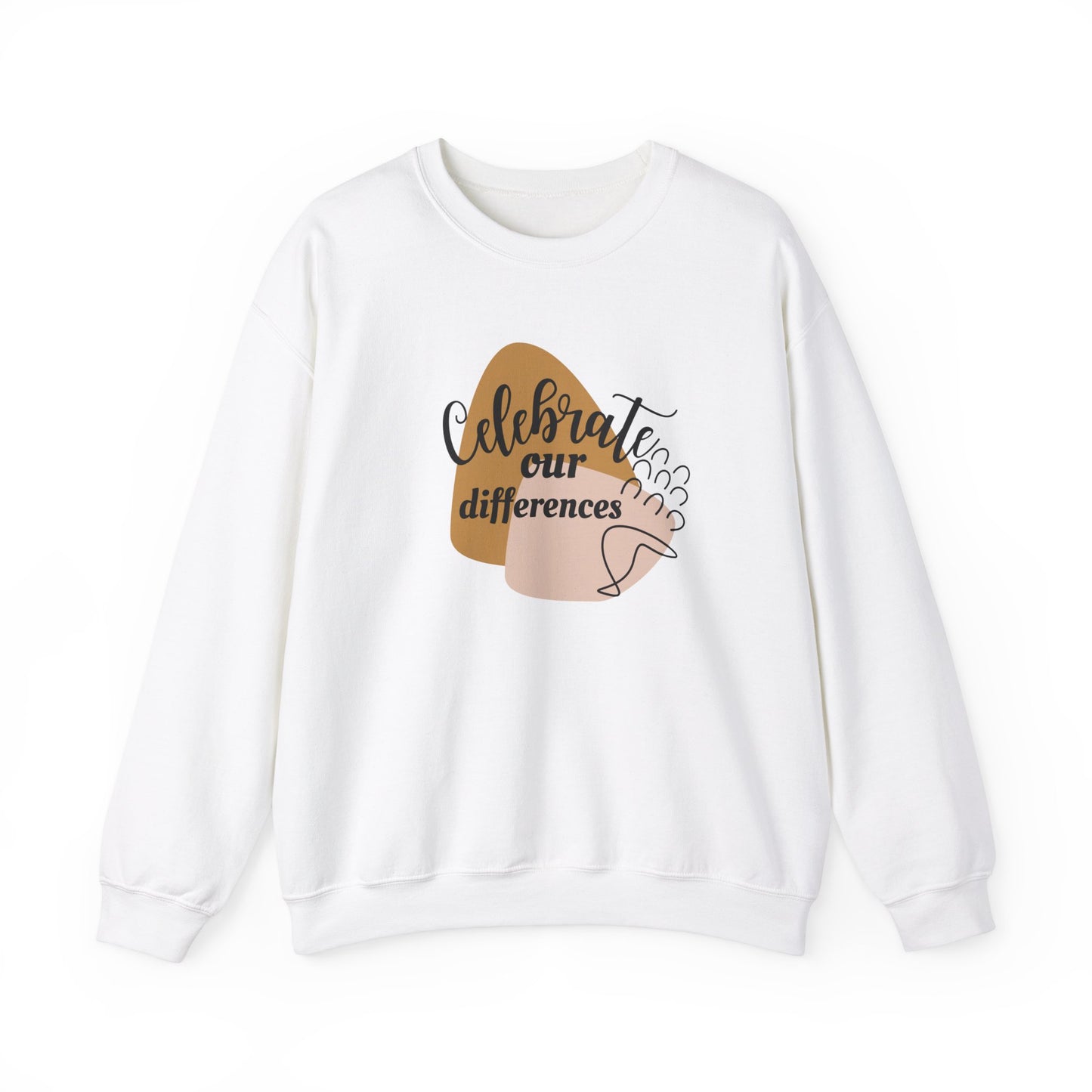 Autism awareness sweatshirt - Celebrate our differences quote - Autism Awareness gift