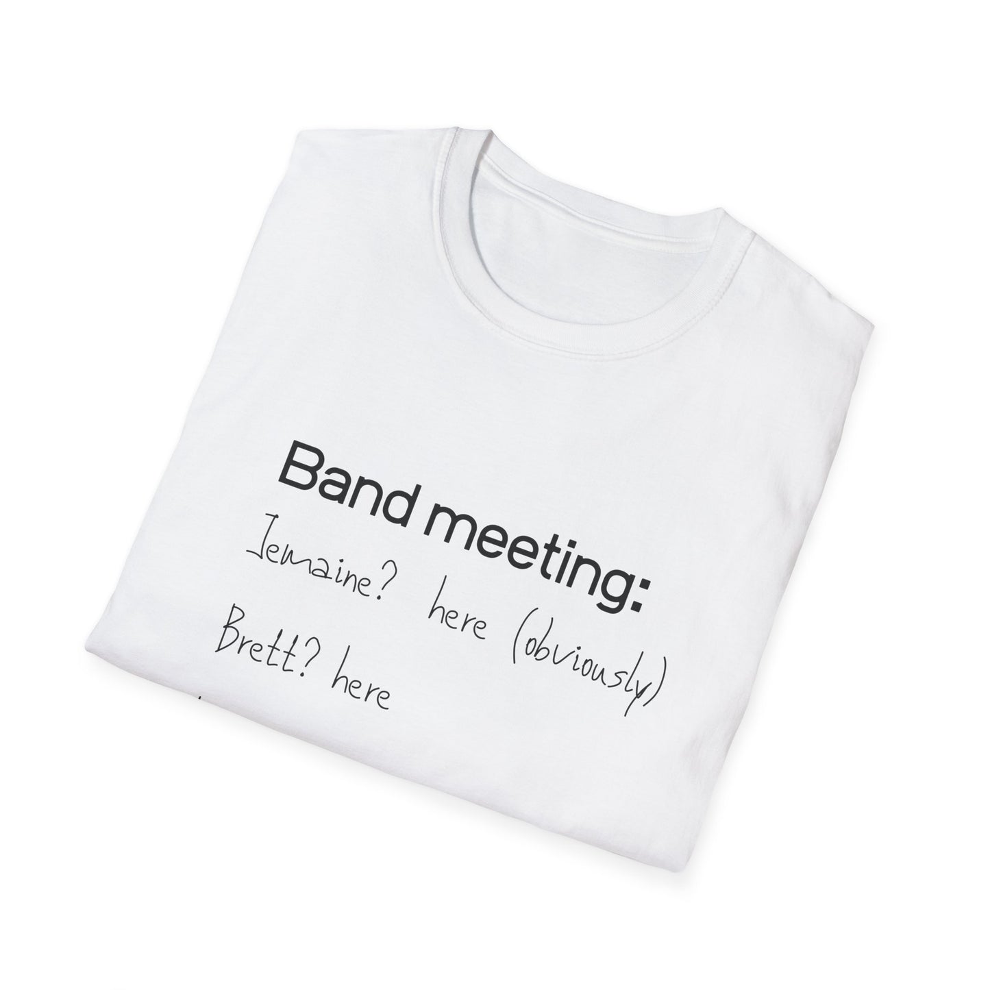 Band meeting-shirt - Flight of the Conchords fan t-shirt - Birthday gift for flight of the Conchords fan