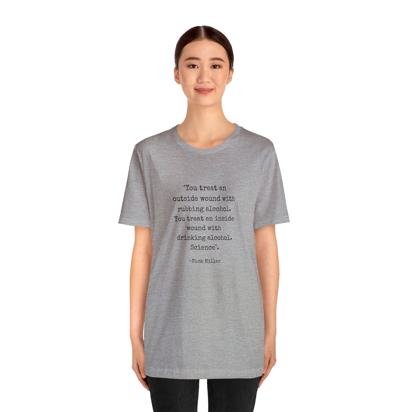 Nick Miller "alcohol" quote tee - New Girl fan t-shirt gift