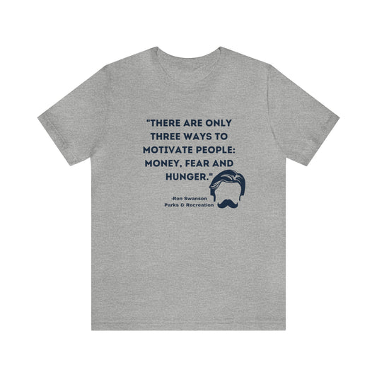 Parks and Recreation funny tee / Ron Swanson quote t-shirt/ Fan of Parks and rec gift