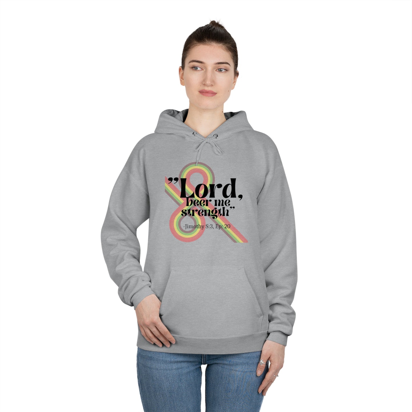 the Office show hoodie - Lord beer me strength quote - Jim Halpert quote hoodie - the Office fan gift
