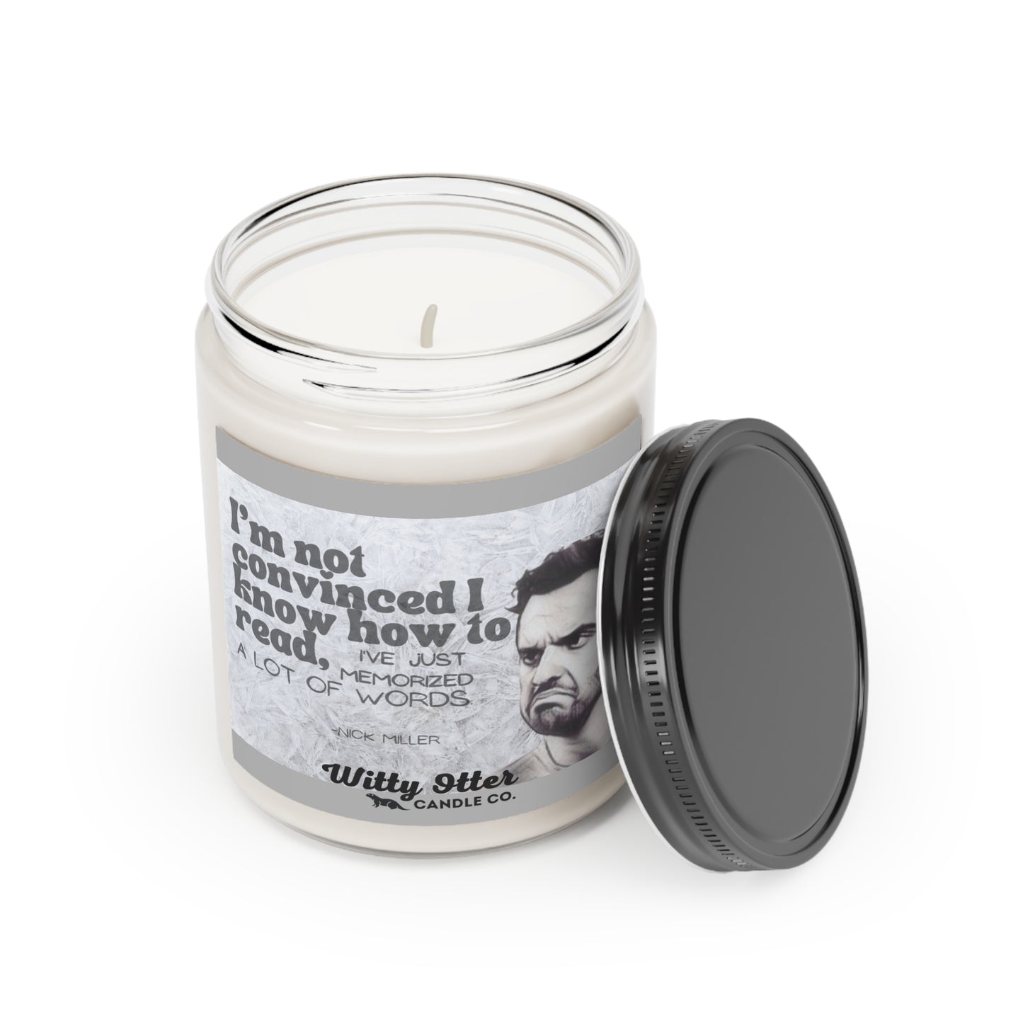 Nick Miller "Reading" quote 9oz soy candle | New Girl show candle