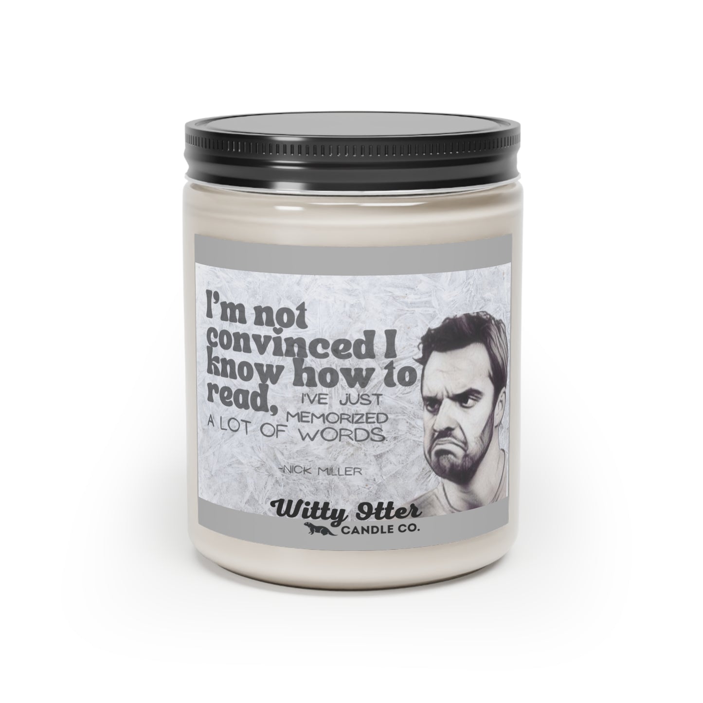 Nick Miller "Reading" quote 9oz soy candle | New Girl show candle