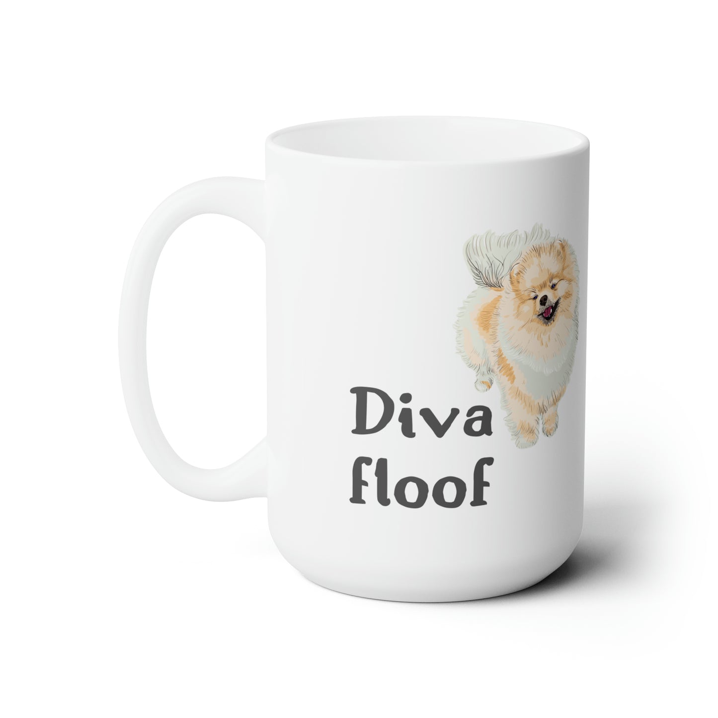 Pomeranian owner cup, Diva dog coffee mug, Dog lover gift